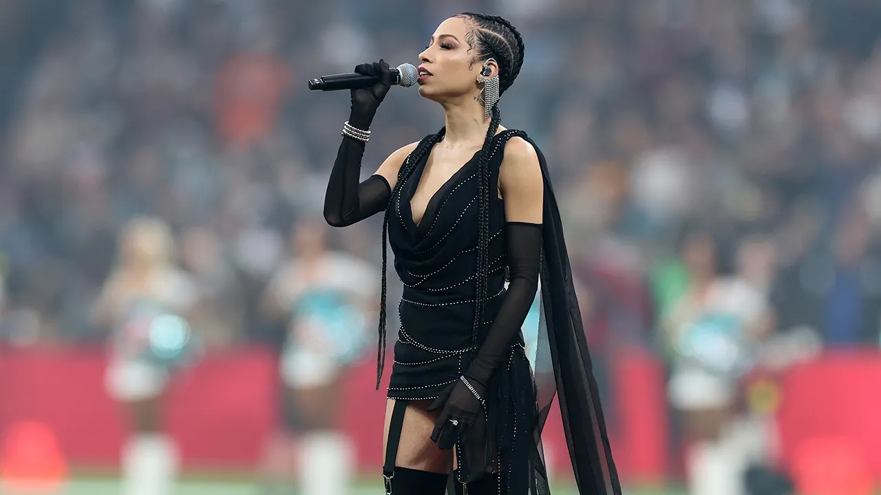 US national anthem singer for NFL’s Spain game sparks debate over outfit choice